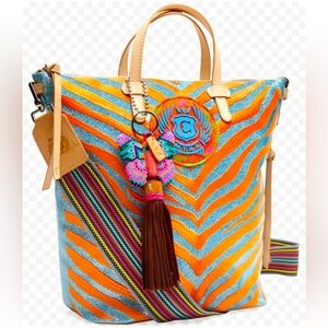 Consuela Lil Matt Sling tote with optional cross body strap, back strap